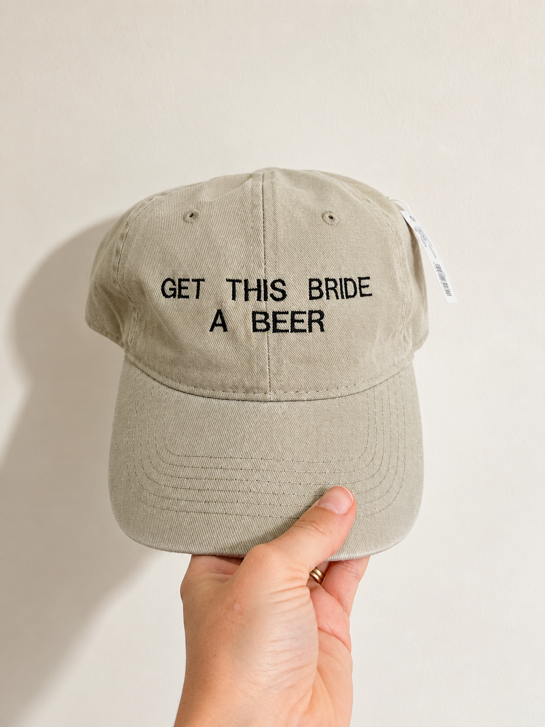 Bride Hat - Get This Bride a Beer