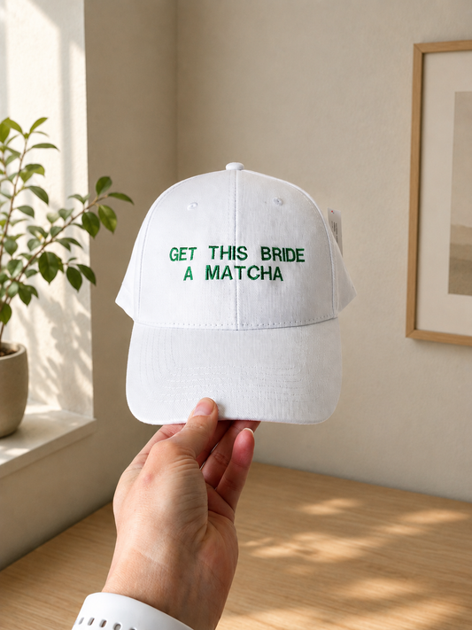 Bride Hat - Get This Bride a Matcha